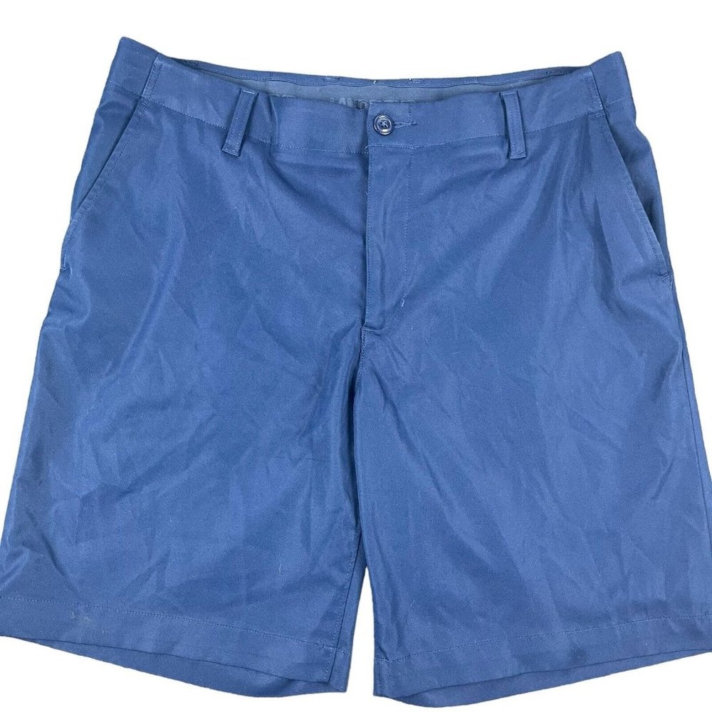 Lands End Traditional Fit Performance Navy Blue Golf Tennis Shorts Men's Size 36